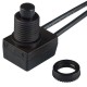 Push-On Push-Off Alternate Action Switch Normally Open SPST Black